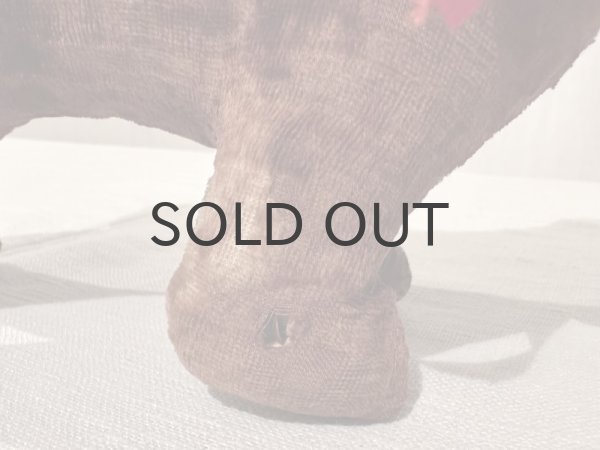 画像8: フランス・ヴィンテージ ダックスフント？のぬいぐるみ/28cm