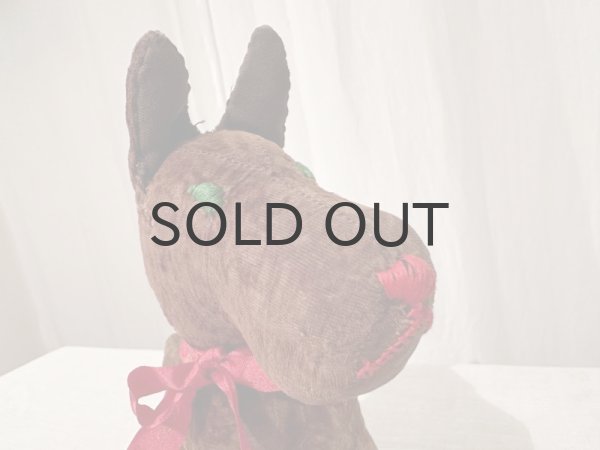 画像5: フランス・ヴィンテージ ダックスフント？のぬいぐるみ/28cm