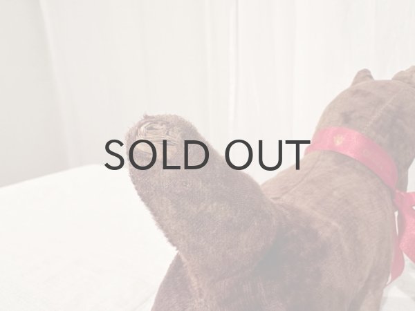 画像7: フランス・ヴィンテージ ダックスフント？のぬいぐるみ/28cm