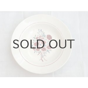 画像: フランス・アンティーク　バドンビレー深皿　撫子