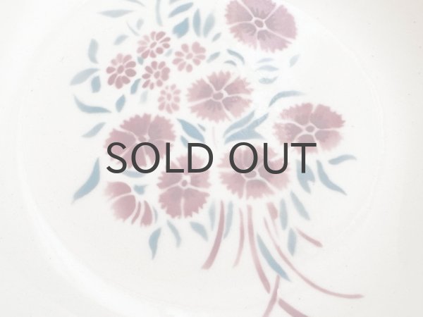 画像2: フランス・アンティーク　バドンビレー深皿　撫子