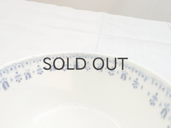 画像4: チェコ・窯元不明　インクブルーのマグカップ/フリル