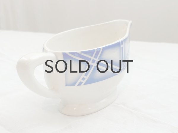 画像2: フランス・Sarregumines サルグミンヌ DIGOIN ソーシエール/ブルーステンシル/ROSTAND