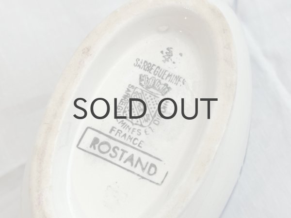 画像6: フランス・Sarregumines サルグミンヌ DIGOIN ソーシエール/ブルーステンシル/ROSTAND