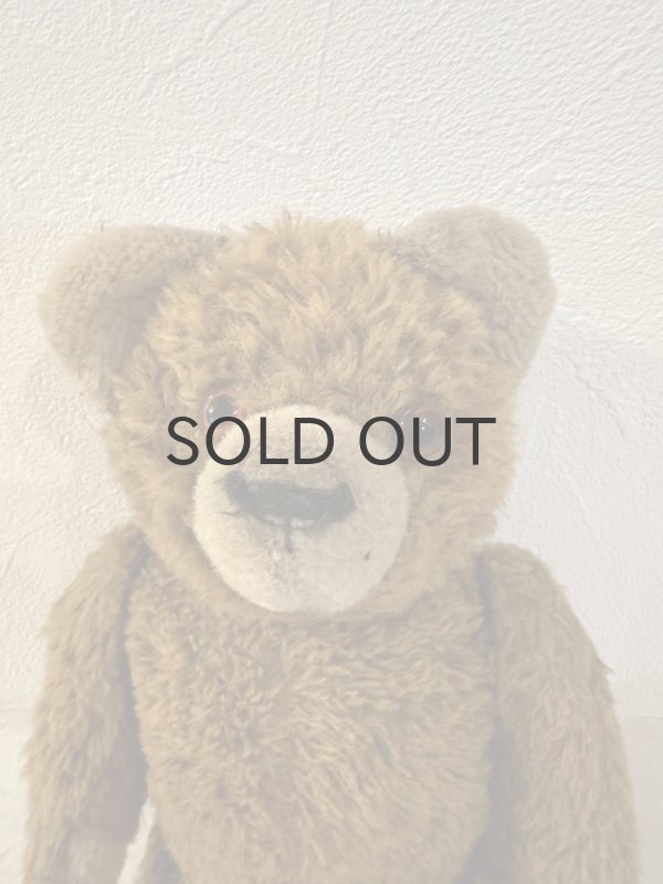 画像2: ドイツ・ヴィンテージ テディベア　まんまる顔とまんまる耳　30cm