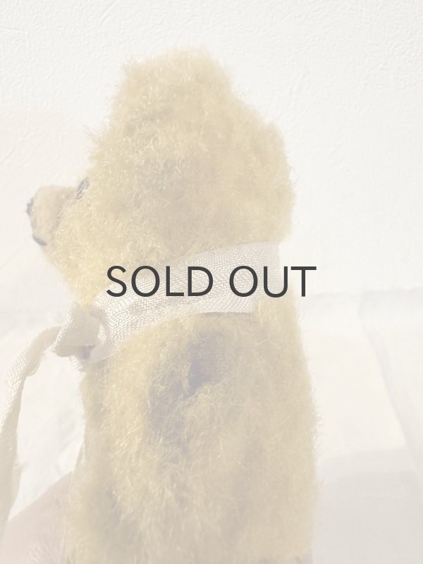 画像6: ドイツ・ヴィンテージ クリクリおめめの黄色いピーナツベア　17cm