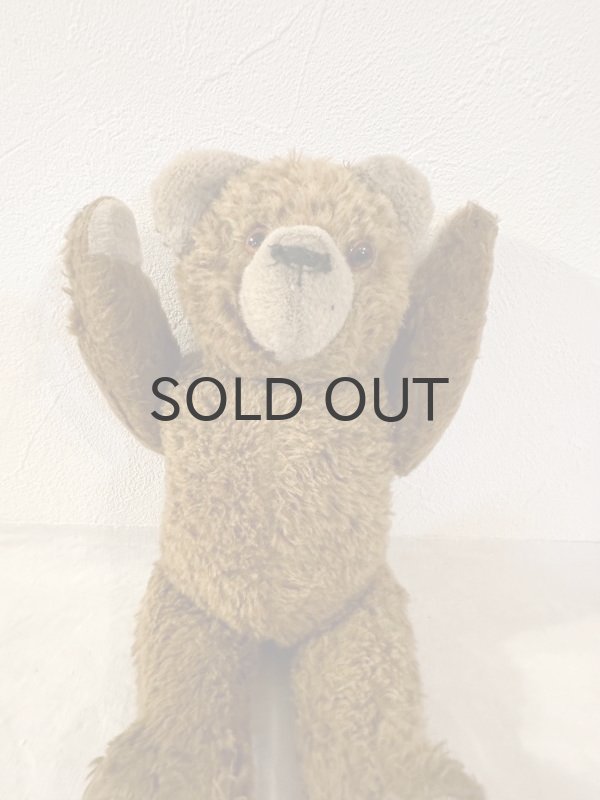 画像3: ドイツ・ヴィンテージ テディベア　まんまる顔とまんまる耳　30cm