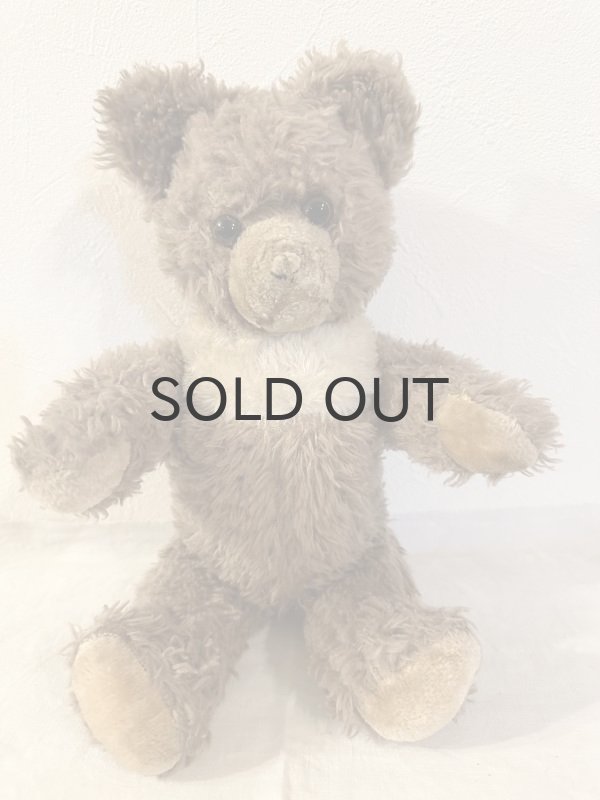 画像1: ドイツ・ヴィンテージ テディベア　赤ちゃんみたいな　ベージュ34.5cm