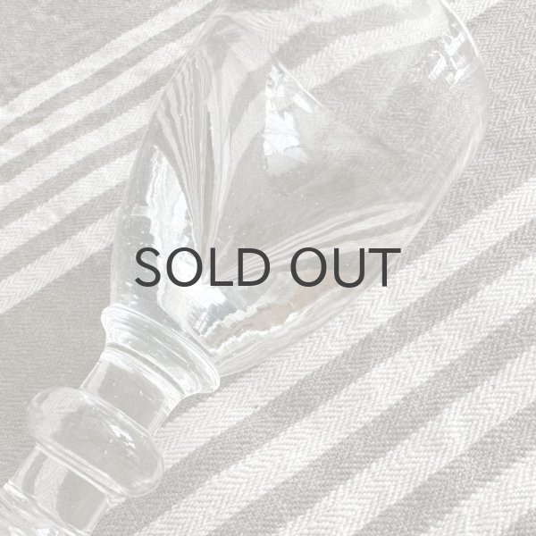 画像5: フランス・アンティーク リキュールグラス　トロンプルイユ　1900年初期　三角厚底