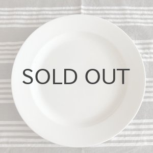 画像: ベルギー・ヴィンテージ　BOCH シンプルリムプレート/32.5cm