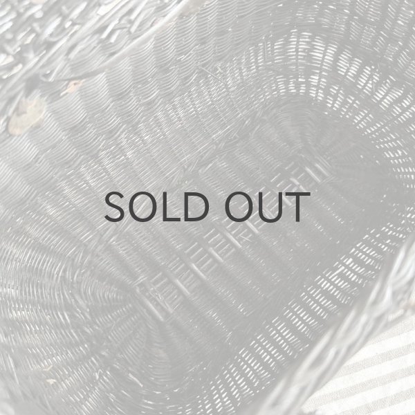 画像3: 【送料無料】フランス・アンティーク ナポレオン3世様式　ブラックパニエ　モノグラム