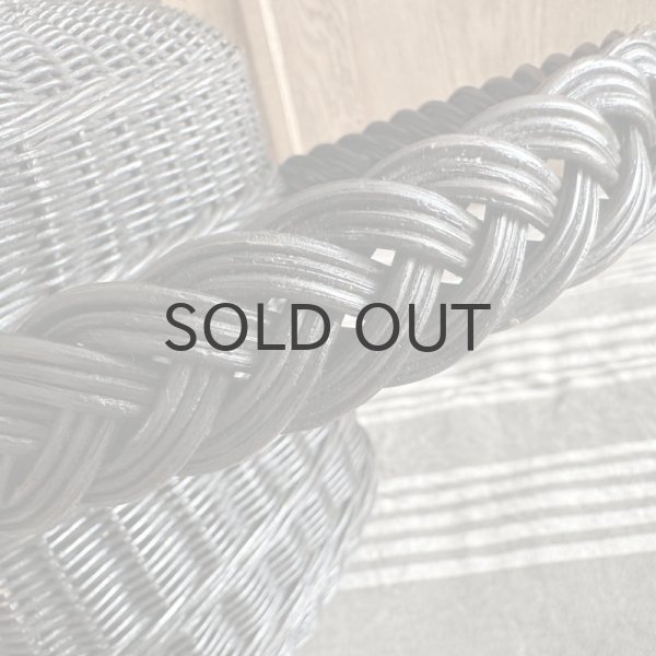 画像6: 【送料無料】フランス・アンティーク ナポレオン3世様式　ブラックパニエ　モノグラム