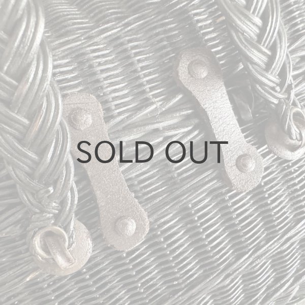 画像7: 【送料無料】フランス・アンティーク ナポレオン3世様式　ブラックパニエ　モノグラム