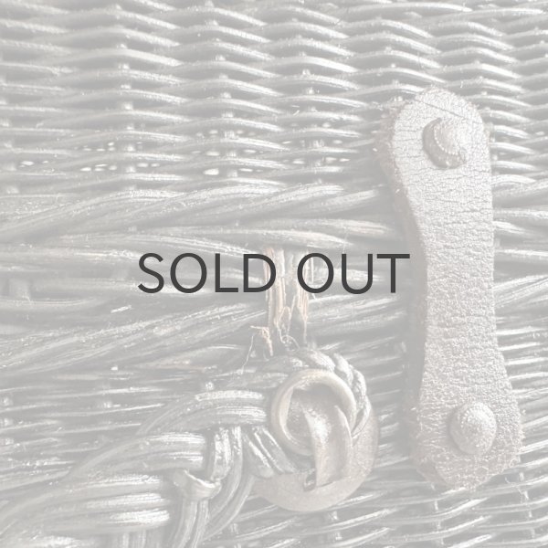 画像8: 【送料無料】フランス・アンティーク ナポレオン3世様式　ブラックパニエ　モノグラム