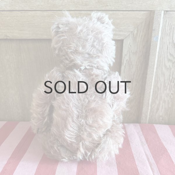 画像2: ドイツ・ヴィンテージ  ロングモヘアのテディベア/ピンク　グラスアイ　41cm 5ジョイント