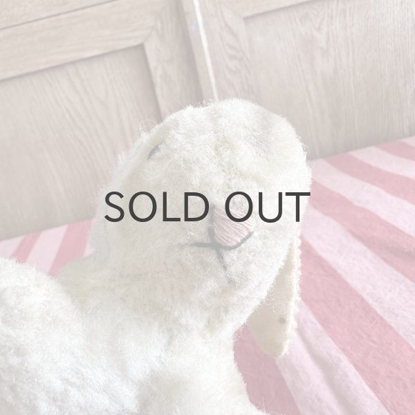 画像5: ドイツ・ヴィンテージ  寝そべりウサギ　17cm