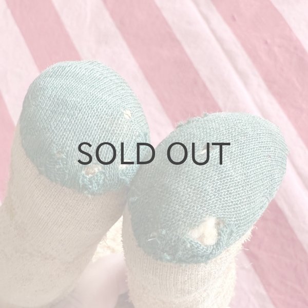 画像10: ドイツ・アンティーク　テディベア　耳なしくん　31cm グラスアイ