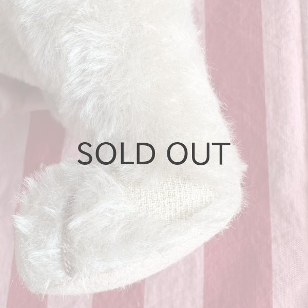 画像7: ドイツ・ヴィンテージ  優しいお顔のクマ/グレージュ　グラスアイ　34cm 5ジョイント