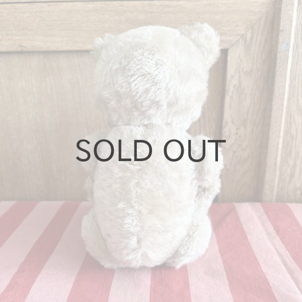 画像2: ドイツ・ヴィンテージ  優しいお顔のクマ/グレージュ　グラスアイ　34cm 5ジョイント