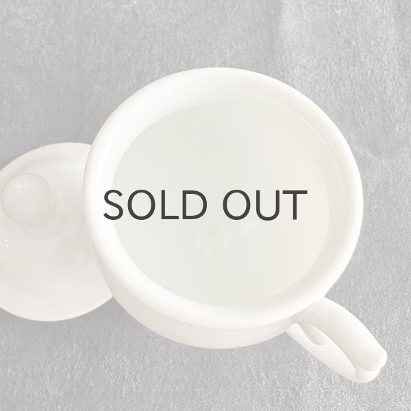 画像4: フランス・アンティーク 蓋付き　クレミエ（クリームポット）窯元不明