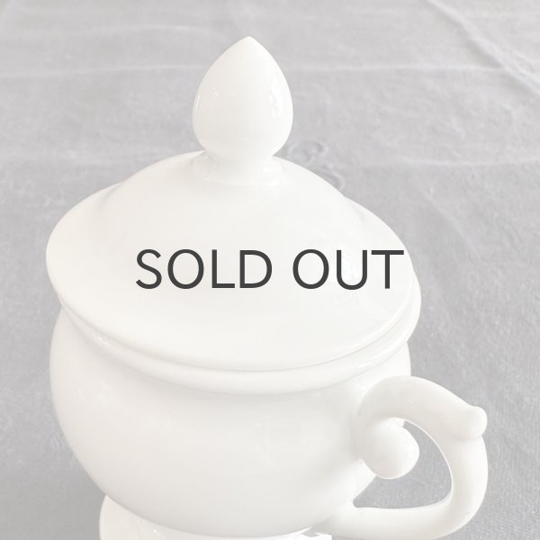 画像3: フランス・アンティーク 蓋付き　クレミエ（クリームポット）窯元不明