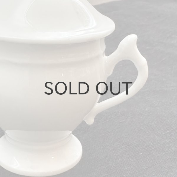 画像3: フランス・アンティーク 蓋付き　クレミエ（クリームポット）窯元不明/ B