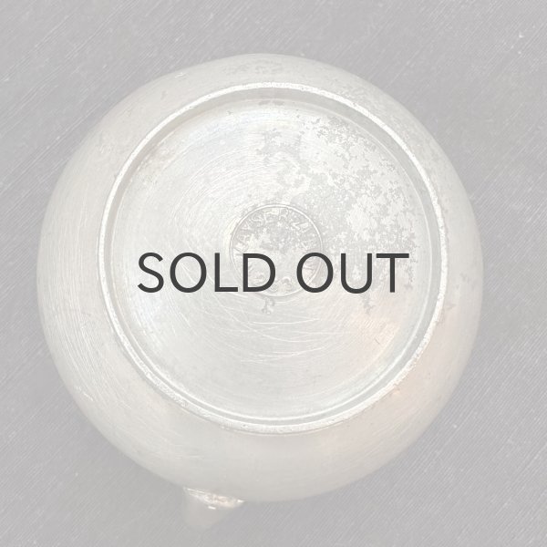 画像8: フランス・アンティーク アールヌーボー　エタン（ピューター）ジャグ/花