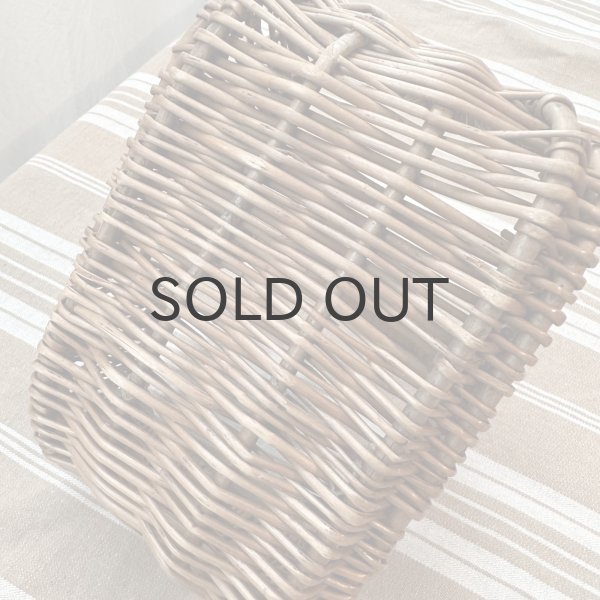 画像5: フランス・アンティーク 小さな子供用角型パニエ　ワンハンドル