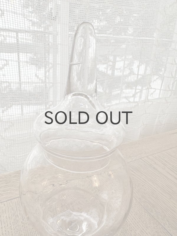 画像2: フランス・アンティーク ガラスのボンボニエール　ガラスジャー　