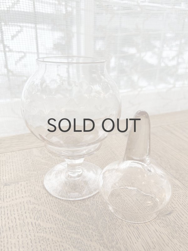 画像3: フランス・アンティーク ガラスのボンボニエール　ガラスジャー　