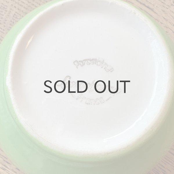 画像5: フランス・Longchampロンシャン　カフェオレボウル/グリーン水玉