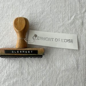 画像: フランス・ヴィンテージ スタンプ/clermont de l'oise