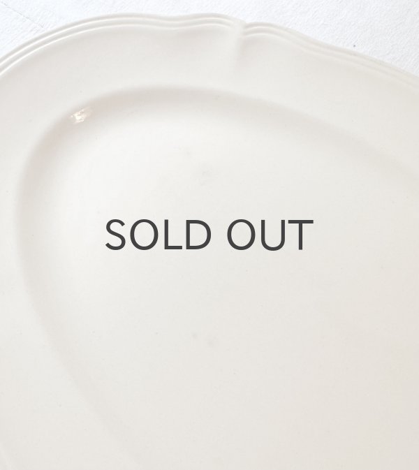 画像3: フランス・アンティーク サルグミンヌ 花リム/オーバル 36cm