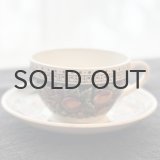 画像: フランス・OPAQUE de Sarreguemines サルグミンヌ／カップ&ソーサー/フルーツ