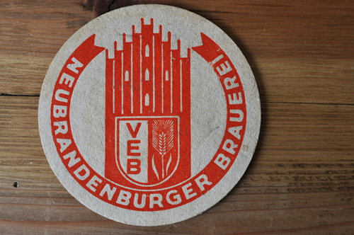 画像: ドイツ・古いペーパーコースター/NEUBRANDENBURGER BRAUEREI