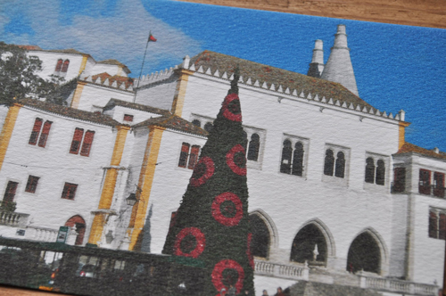 画像: オリジナルポストカード/リスボン・・・街中のクリスマスツリー