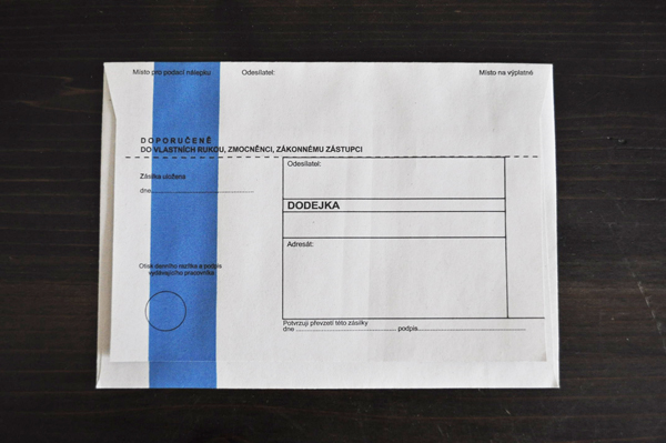 画像1: チェコ・ブルーラインの封筒（現行品）