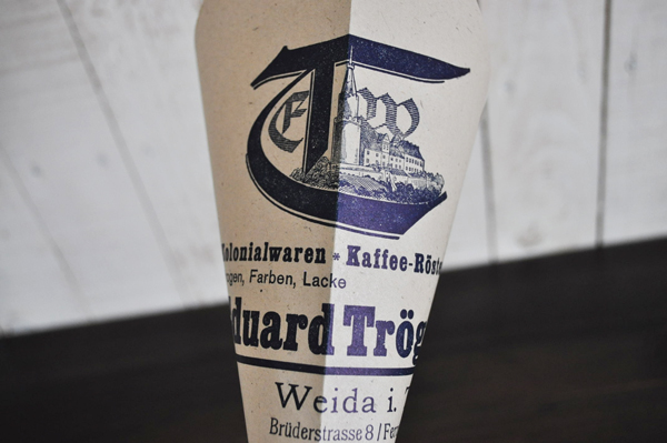 画像2: ドイツ・DDR時代（旧東ドイツ）の三角紙袋/EduardTröger/珈琲豆3枚セット