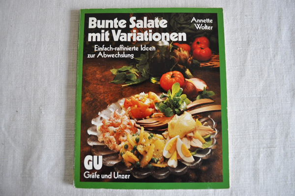 画像1: ドイツ・料理本Bunte Salate mit Variationen（カラフルなサラダ）1984年