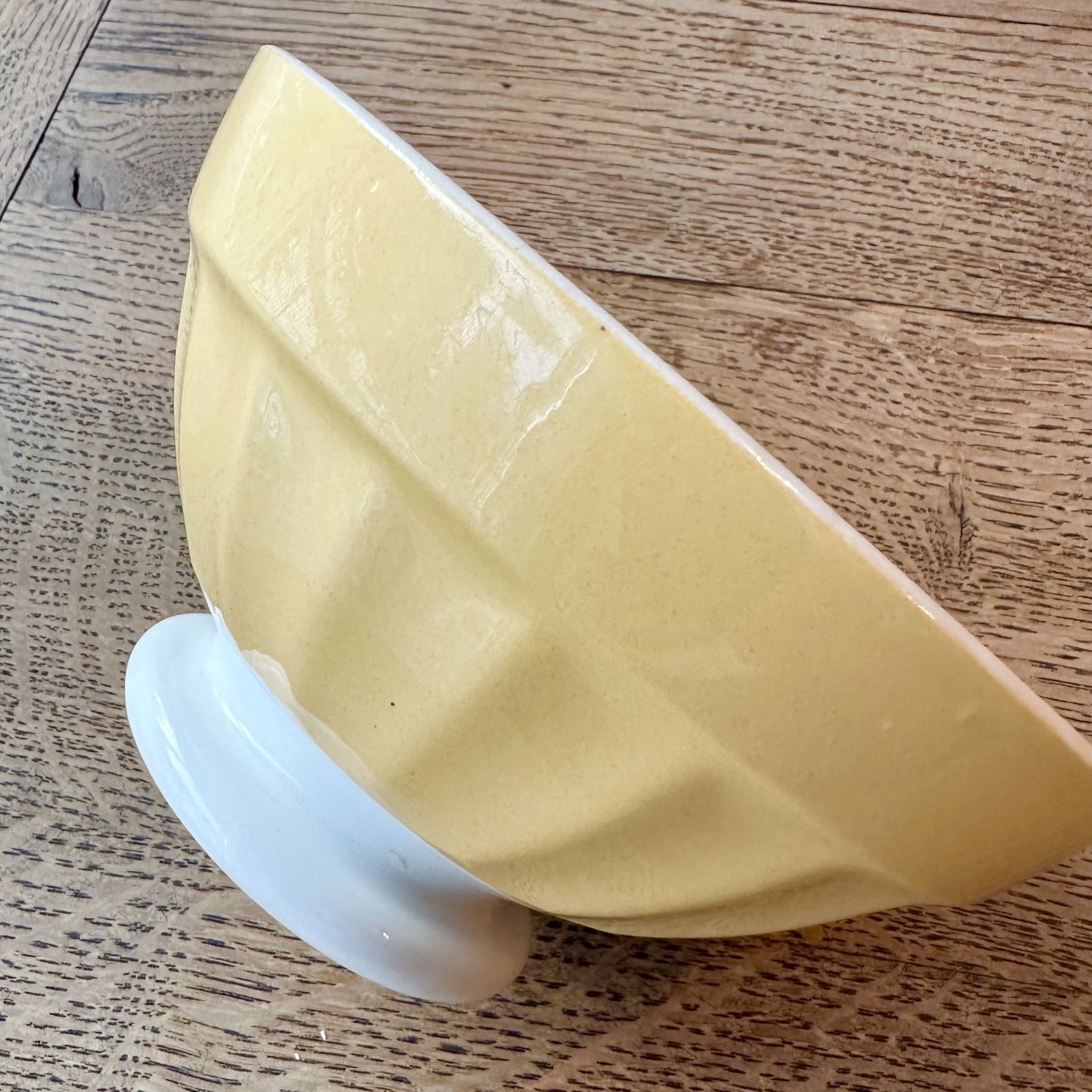 画像2: フランス・ディゴワンサルグミンヌ　黄色のカフェオレボウル
