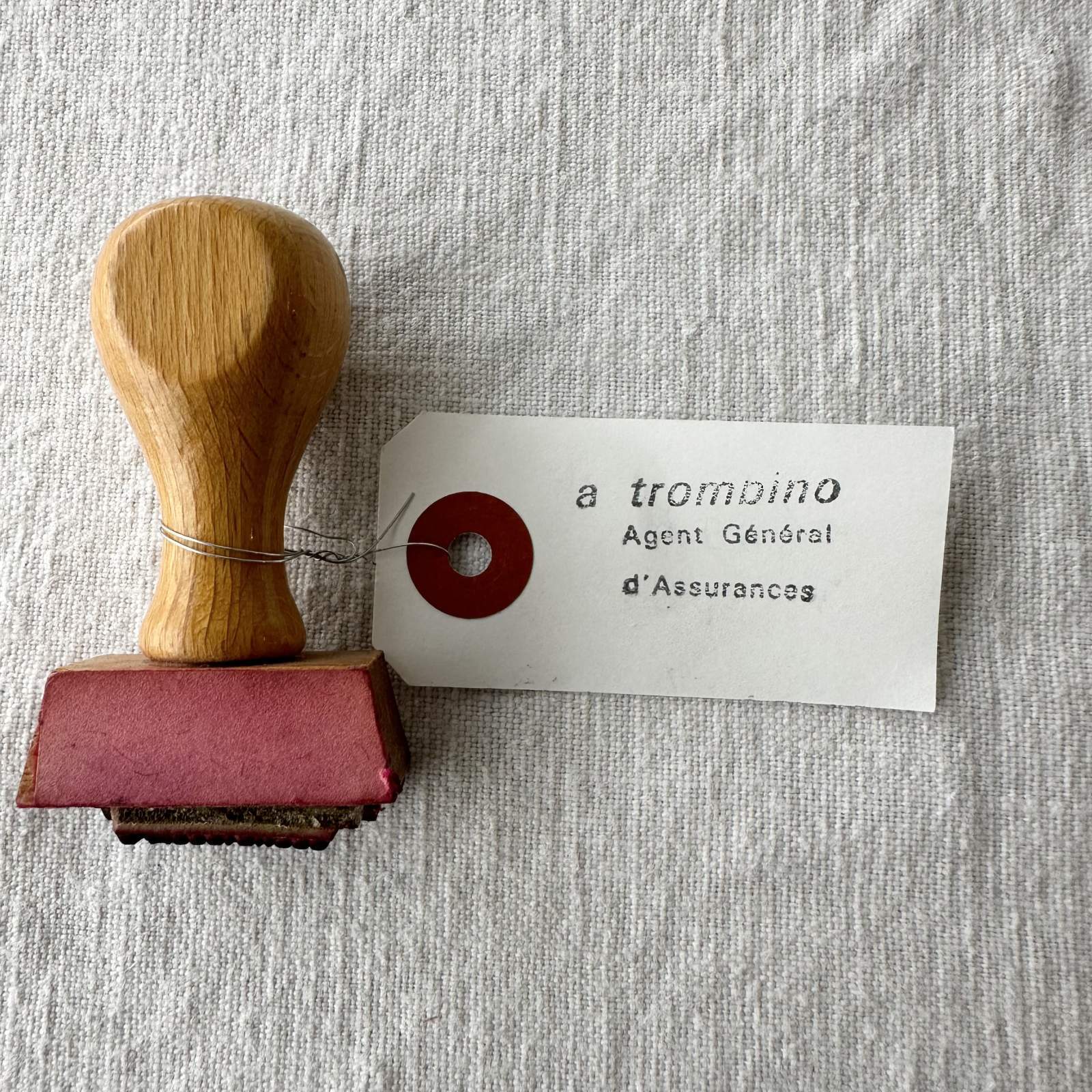 画像1: フランス・ヴィンテージ スタンプ/a trombino