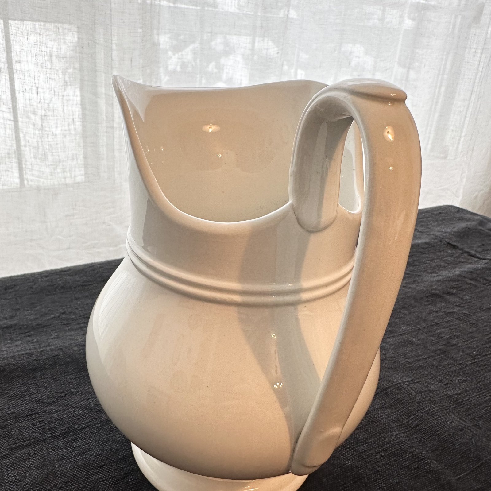 画像2: 【送料無料】フランス・アンティーク GIENピシェ/ スワン