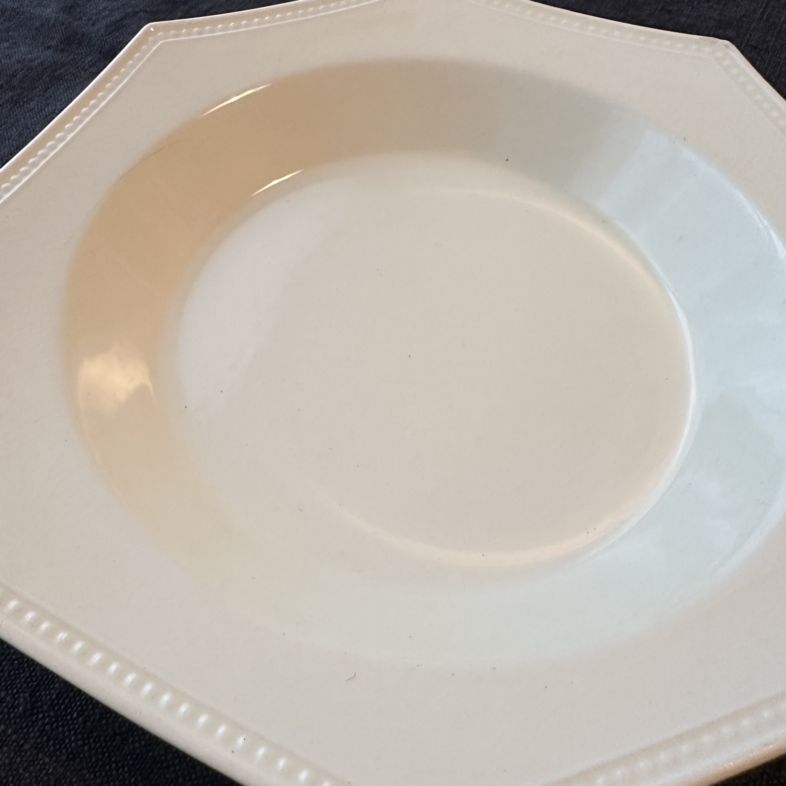 画像2: フランス・アンティーク Creil et Montereau　クレイユモントロー オクトゴナル深皿