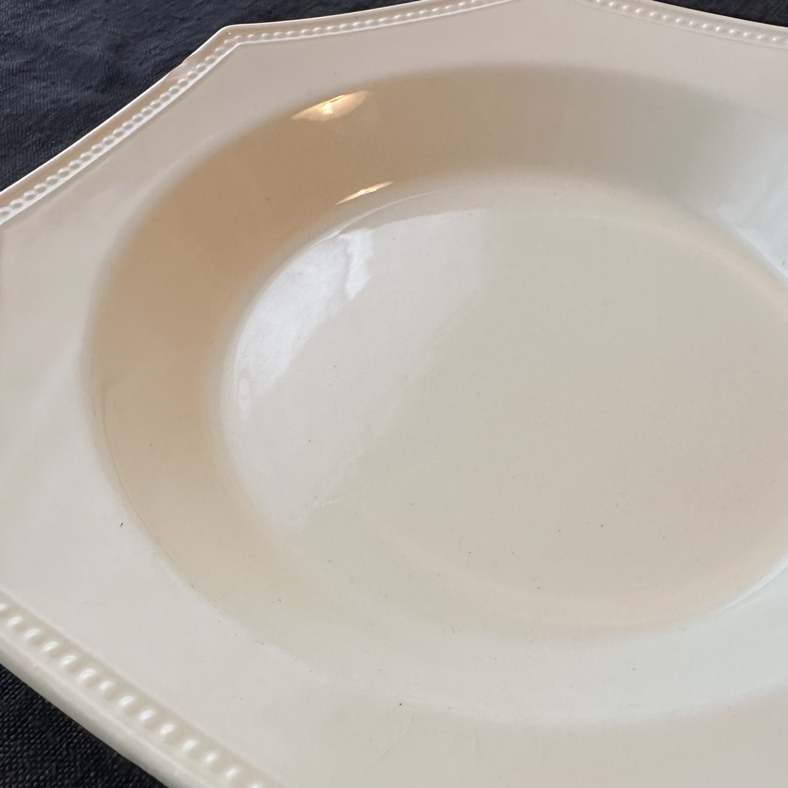 画像2: 【送料無料】フランス・アンティーク Creil et Montereau　クレイユモントロー オクトゴナル深皿